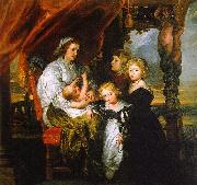 Peter Paul Rubens Deborah Kip and her Children oil painting reproduction